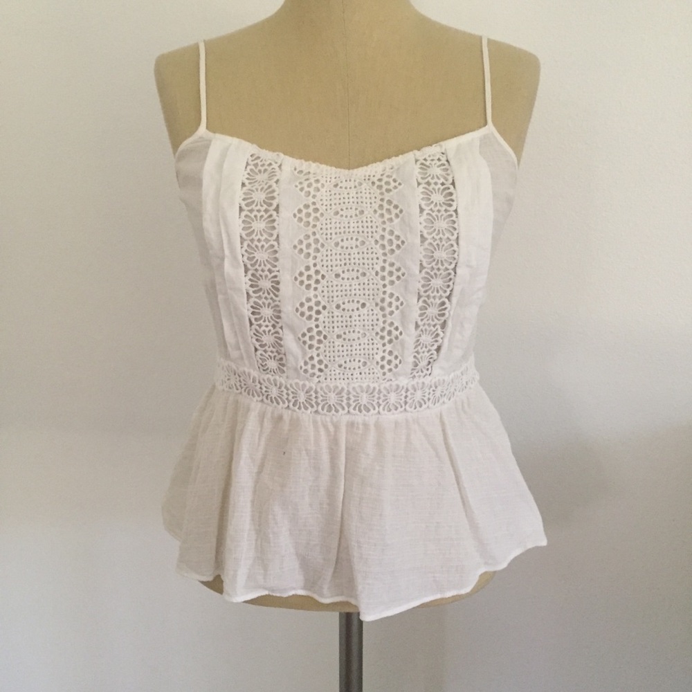 LOFT peplum cami